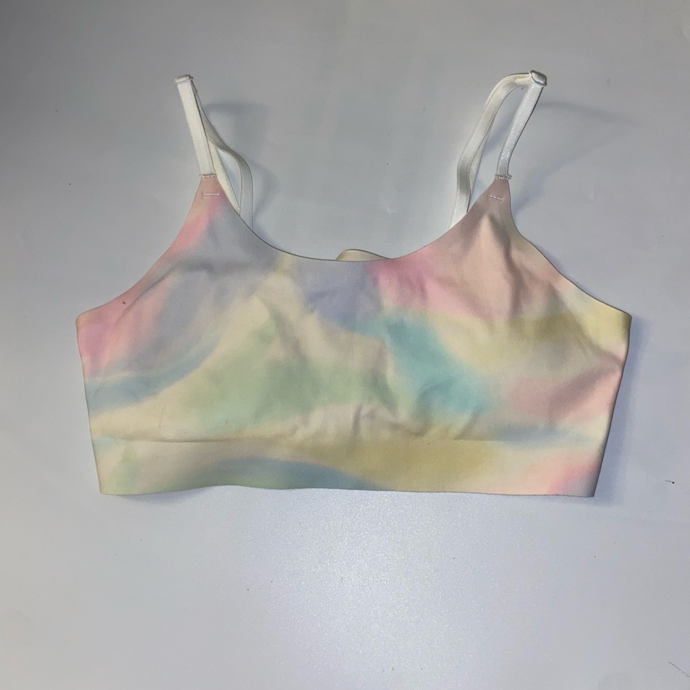 Colorful Tie-Dye Crop Top